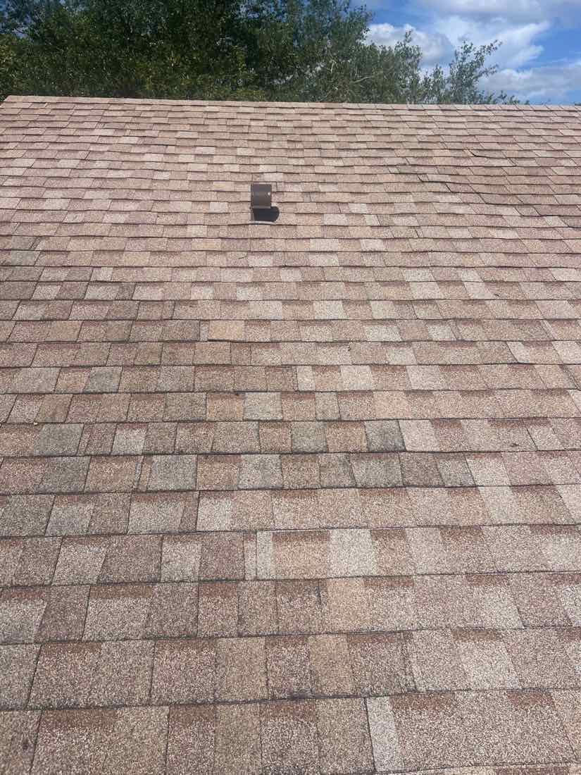 Completed shingle roof replacement in Central Florida